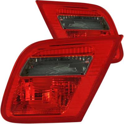 Anzo USA - Anzo USA Chrome Euro Taillight Set Red/Smoke Lens BMW 3-Series Coupe 221201
