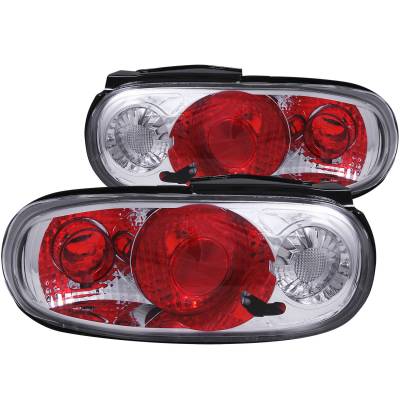 Anzo USA - Anzo USA Chrome Euro Clear Lens Taillight Set Mazda Miata 221075