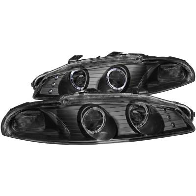 Anzo USA - Anzo USA Projector Headlights w/LED Halo Black for Mitsubishi Eclipse 121365