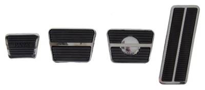 Auto Metal Direct - Auto Metal Direct W-880 Accelerator/Brake/Clutch Pedal Pad Set