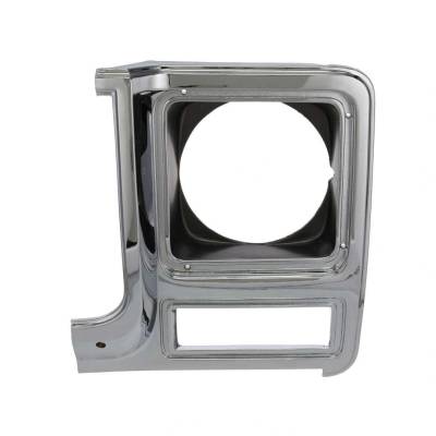 Auto Metal Direct - Auto Metal Direct X145-4079-2L LH Headlight Bezel Dark Gray for 79-80 Chevy/GMC