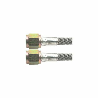 Allstar Performance - Allstar Performance ALL46400-21-5 21" #4 Braided Line -4 Straight/-4 Straight
