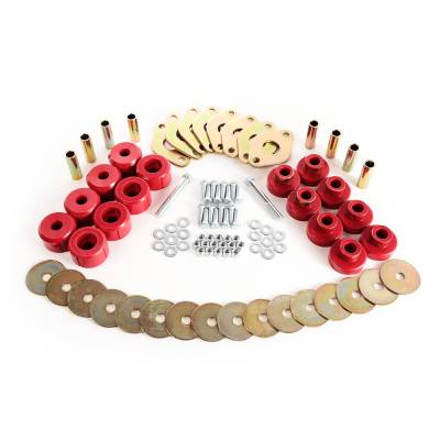 Rugged Ridge - Rugged Ridge 1-118 Body Mount Kit Poly 8 bushing 07-18 Jeep Wrangler JK 2DR