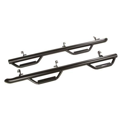 Rugged Ridge - Rugged Ridge 11596.04 Spartan Nerf Bar Kit Textured Black 18-21 Jeep Wrangler JL
