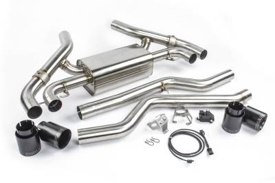 Dinan - Dinan D660-0085-BLK Axle-Back Exhaust for 20-24 BMW M340i/M440i