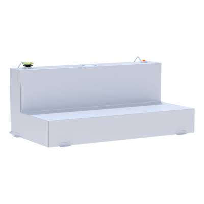 UWS - UWS ST-100-L-W White 100-Gallon L-Shape Steel Transfer Tank