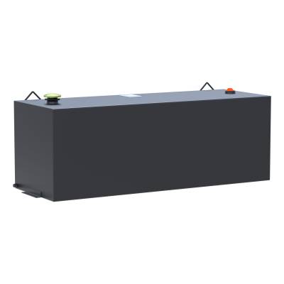 UWS - UWS ST-100-RT-MB Matte Black 100-Gallon Rectangle Steel Transfer Tank