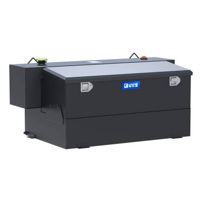 UWS - UWS ST-100HH-CB-MB Matte Black Hammerhead-Style 100-Gallon Steel-Aluminum Combo