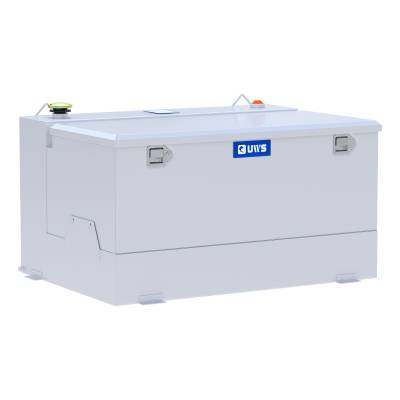 UWS - UWS ST-85-COMBO-W White 85-Gallon Steel-Aluminum Combo Transfer Tank