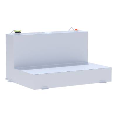 UWS - UWS ST-85-L-W White 85-Gallon L-Shape Steel Transfer Tank