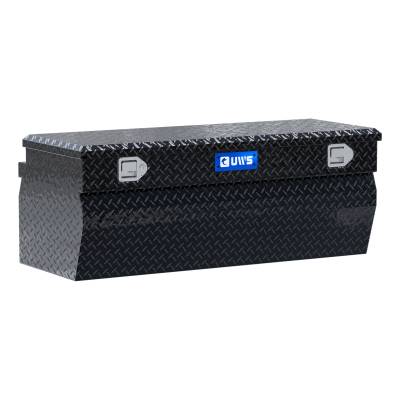 UWS - Gloss Black Aluminum 48" Wedge Utility Chest Box LTL Shipping Only