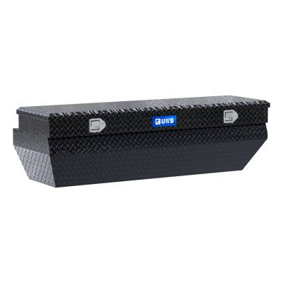 UWS - Gloss Black Aluminum 62" Wedged Angled Utility Chest Box LTL Shipping Only