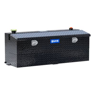 UWS - UWS TT-45-COMBO-BLK Gloss Black 45-Gallon Combo Aluminum Transfer Tank