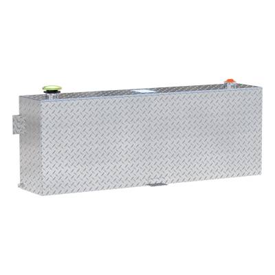 UWS - UWS TT-45-R-T-P 45-Gallon Rectangle Bright Aluminum Transfer Tank
