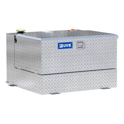 UWS - UWS TT-50-COMBO 50-Gallon Combo Bright Aluminum Transfer Tank