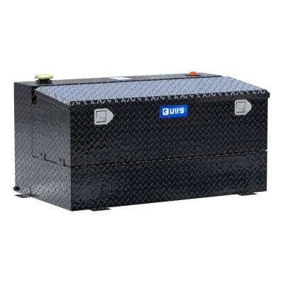 UWS - UWS TT-75-COMBO-BLK Gloss Black 75-Gallon Combo Aluminum Transfer Tank