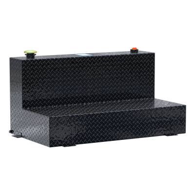 UWS - UWS TT-75-L-T-P-BLK Gloss Black 75-Gallon L-Shape Aluminum Transfer Tank