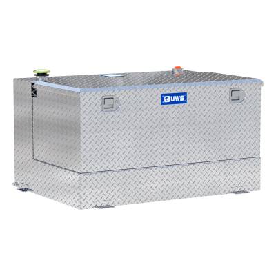 UWS - UWS TT-85-COMBO 85-Gallon Combo Bright Aluminum Transfer Tank