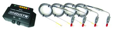 Innovate Motorsports - Innovate Motorsports 38950 TC-4+ 4-Channel EGT Kit w/TC-4 + 4 Type-K EGT Probes