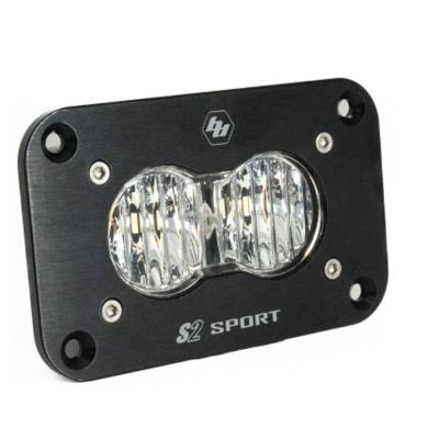 Baja Designs - Baja Designs 541005 S2 Sport Black Flush Mount LED Auxiliary Light Pod