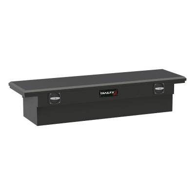 TrailFX - TrailFX 120693C Crossover Low Profile 69" Matte Black Alum Tool Box Single Lid