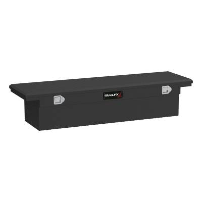 TrailFX - TrailFX 120703 Crossover Low Profile 69" Matte Black Alum Tool Box Single Lid