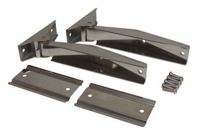 RT Offroad - RT Offroad RT34065 Stainless Tailgate Hinge U&L for 97-06 Jeep Wrangler TJ
