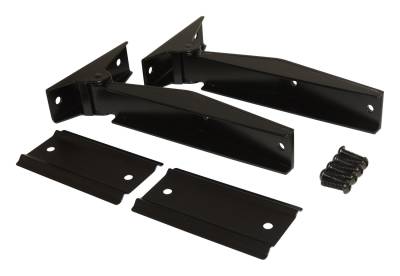 RT Offroad - RT Offroad RT34101 Black Stainless Tailgate Hinge Set for 97-06 Jeep Wrangler TJ