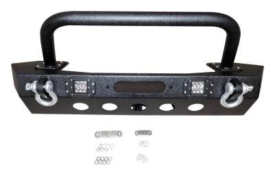 RT Offroad - RT Offroad RT20044 HD Front Winch Bumper for 18-24 Wrangler JL/Gladiator JT