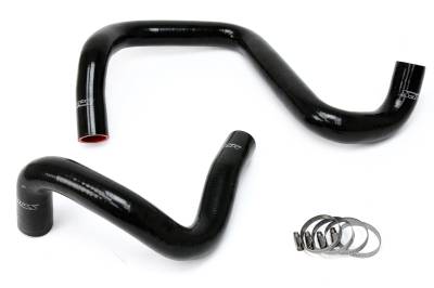HPS Performance - HPS 57-1285R-BLK Radiator Hose Kit for 12-17 Jeep Wrangler JK 3.6L