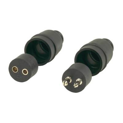 Husky Towing - Husky Towing 30258 2 Pole In-line Male/Female Connectors Set of 2