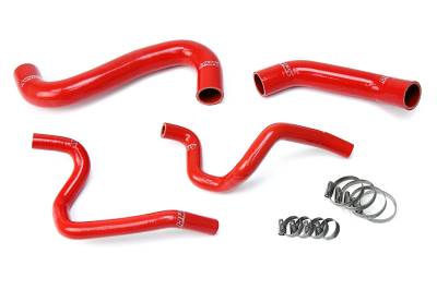 HPS Performance - HPS 57-1731 Red Red Radiator/Heater Coolant Hose Kit for 02 Subaru Impreza 2.5L