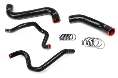 HPS Performance - HPS 57-1732-BLK Black Radiator/Heater Coolant Hose Kit for 03 Subaru Impreza