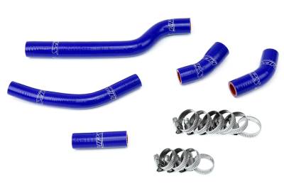 HPS Performance - HPS 57-1260-BLUE Blue Silicone Radiator Hose Kit for 07-09 Yamaha WR250F