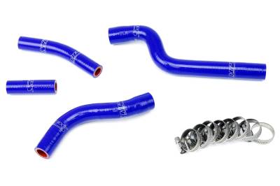 HPS Performance - HPS 57-1261-BLUE Blue Silicone Radiator Hose Kit for 07-09 Yamaha YZ250F