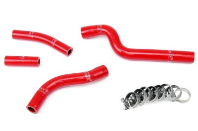 HPS Performance - HPS 57-1261 Red Red Silicone Radiator Hose Kit for 07-09 Yamaha YZ250F