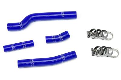 HPS Performance - HPS 57-1262-BLUE Blue Silicone Radiator Hose Kit for 03-05 Yamaha YZ450F