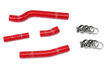 HPS Performance - HPS 57-1262 Red Red Silicone Radiator Hose Kit for 03-05 Yamaha YZ450F
