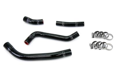 HPS Performance - HPS 57-1263-BLK Black Silicone Radiator Hose Kit for 10-12 Yamaha YZ450F