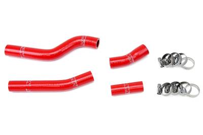 HPS Performance - HPS 57-1264 Red Red Silicone Radiator Hose Kit for 07-09 Yamaha WR450F