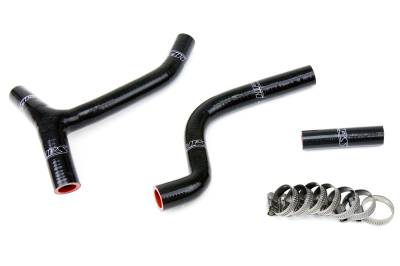 HPS Performance - HPS 57-1265-BLK Black Silicone Radiator Hose Kit for 10-11 Yamaha YZ250F