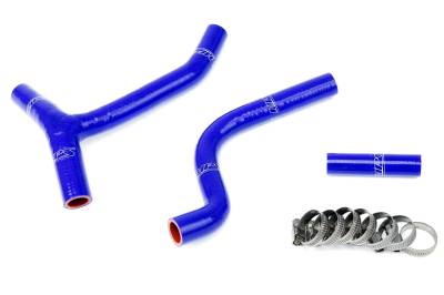 HPS Performance - HPS 57-1265-BLUE Blue Silicone Radiator Hose Kit for 10-11 Yamaha YZ250F