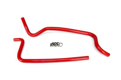 HPS Performance - HPS 57-1283 Red Red Heater Coolant Hose Kit for 02-06 Jeep Wrangler TJ 4.0