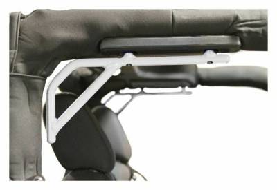 Steinjager - Steinjager Rear Rigid Style Grab Handles-Cloud White for Jeep JK 2DR J0043507