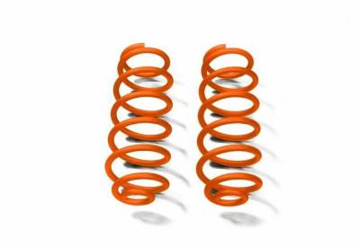 Steinjager - Steinjager 4" Lift Rear Coil Springs-Orange for Wrangler JK J0046632