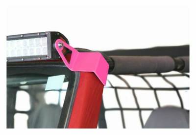 Steinjager - Steinjager Upper Windshield Brackets w/50" LED-Hot Pink for Jeep TJ J0046517