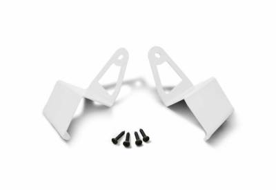 Steinjager - Steinjager 50" Upper Windshield Light Bracket Kit-White for Jeep TJ J0046808