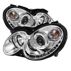 Spyder Auto - Spyder Auto 5038029 LED Halo Projector Headlights Chrome/Clear
