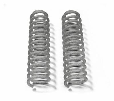 Steinjager - Steinjager 4" Lift Front Coil Springs-Gray Hammertone for Wrangler JK J0046629