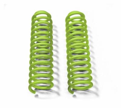 Steinjager - Steinjager 4" Lift Front Coil Springs-Gecko Green for Wrangler JK J0046684
